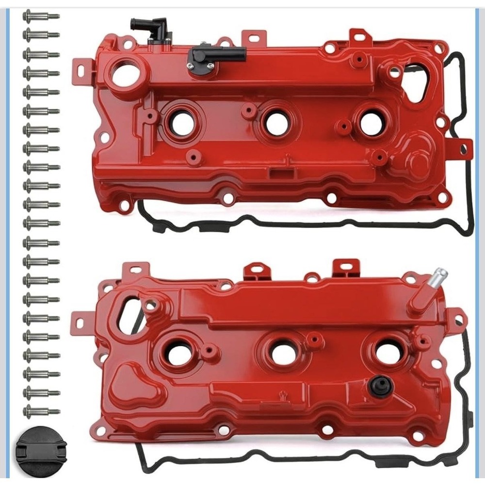 Red Valve‎ Cover Set 004-258ALUR 3.5L V6 Altima Murano Pathfinder QX60 JX35